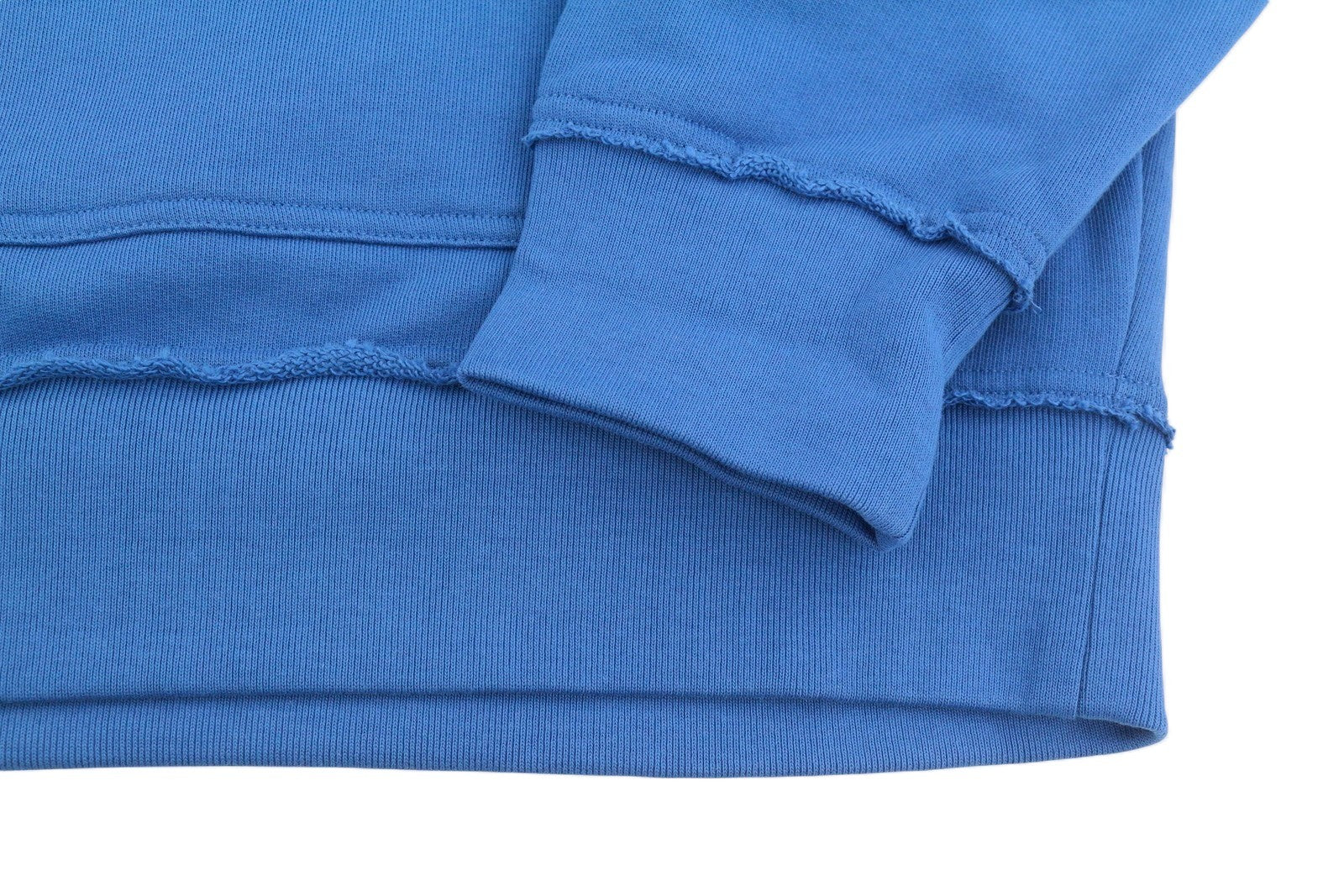 HELMUT LANG Trapunto Men Hoodie M Blue Kangaroo Pocket Hooded Pullover RRP299