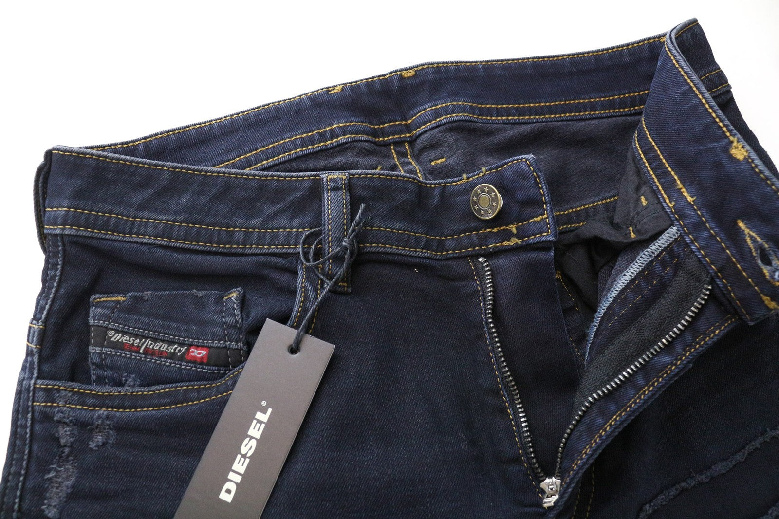 DIESEL Thommer 069GM Men's Jeans W28/L32 Slim Skinny Dark Blue Cotton Pants