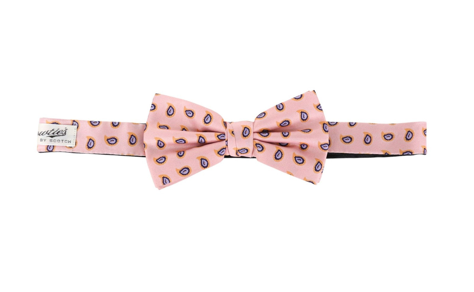 SCOTCH & SODA Ams Couture Men's Bowtie OS Pink Formal Paisley Butterfly Style