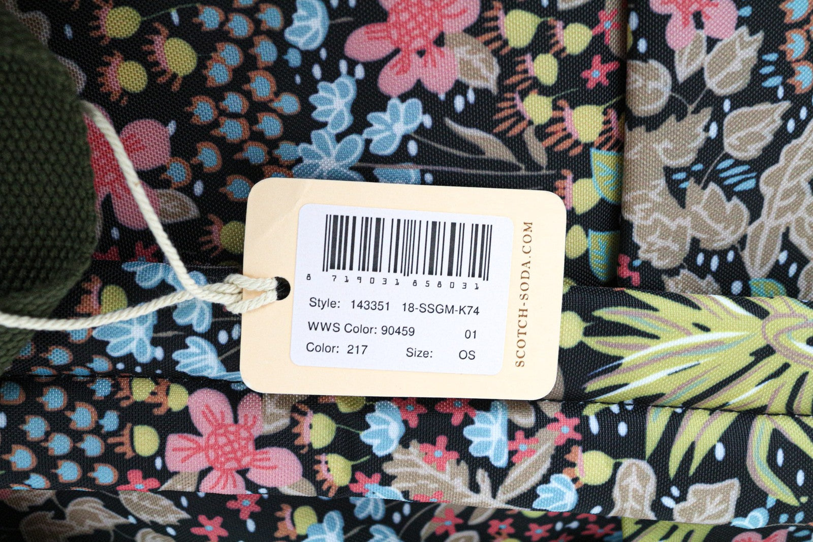 MAISON SCOTCH Women's Backpack OS Multicoloured Patterned Casual School Bag