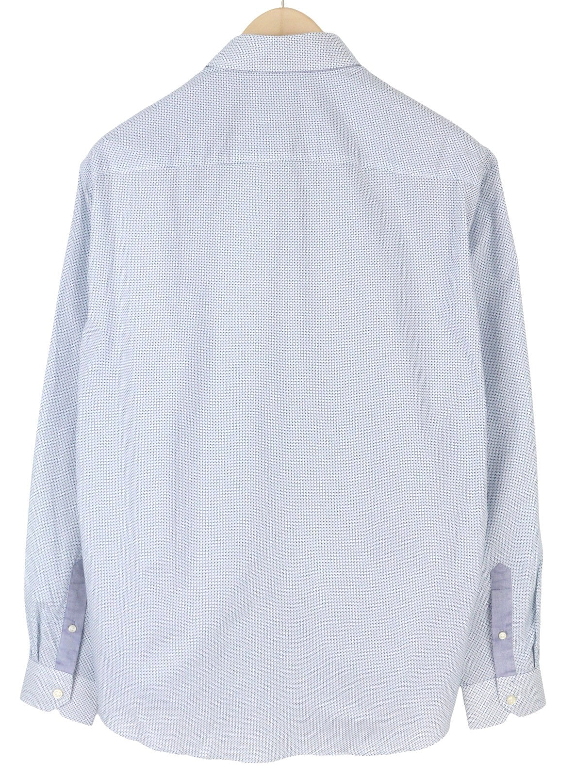 HARMONT & BLAINE Narrow Fit Men Shirt XL Blue Patterned Button-Down Neck Casual