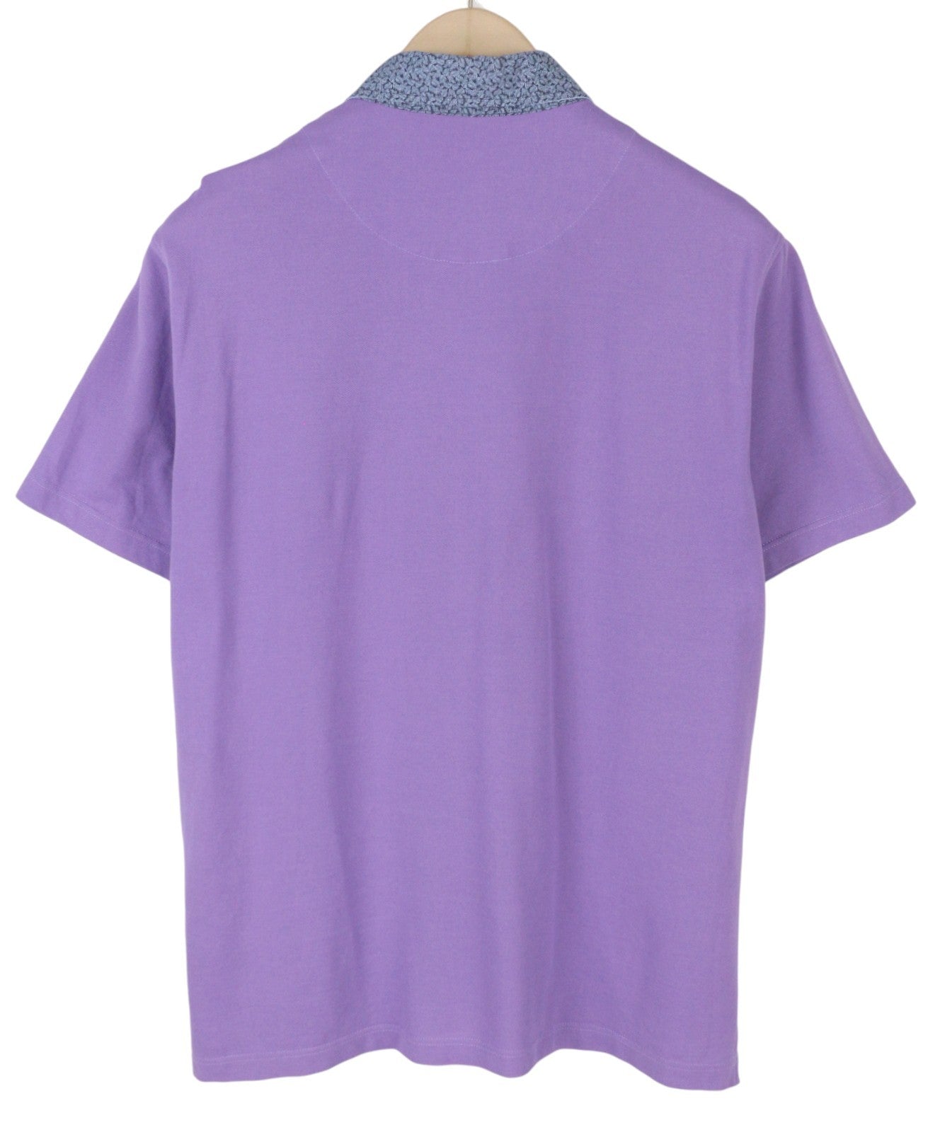 HARMONT & BLAINE Regular Fit Men Polos L Purple Violet Short Sleeve T-Shirt