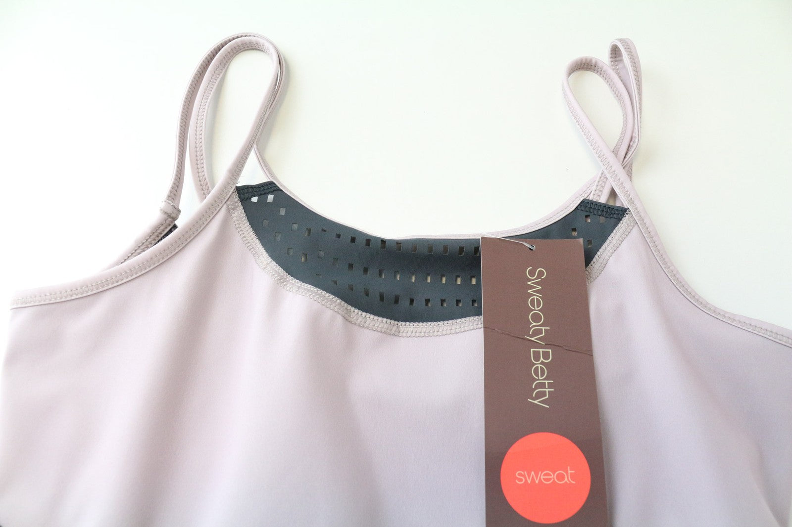 SWEATY BETTY Passe Women's Leotard XS/S Grey Purple Dance Sleeveless Jumpsuit