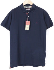 TOMMY HILFIGER DENIM Men's T-Shirt S Blue Casual Short Sleeve Cotton Top