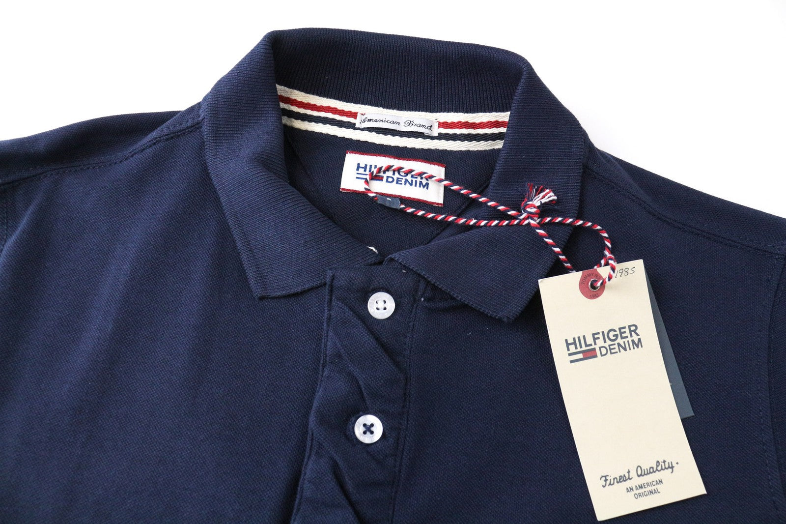 TOMMY HILFIGER DENIM Men's T-Shirt S Blue Casual Short Sleeve Cotton Top