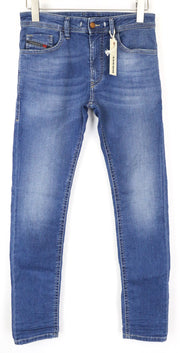 DIESEL Thommer CB-NE 0699Y Men's Jeans W28 Blue Slim Jogg Sweat Stretch Denim