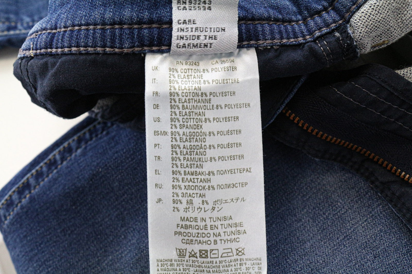 DIESEL Thommer CB-NE 0699Y Men's Jeans W28 Blue Slim Jogg Sweat Stretch Denim