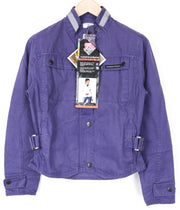 TUCANO URBANO Shorty Women's Jacket IT42 Purple Breathable Cotton Moto Jacket