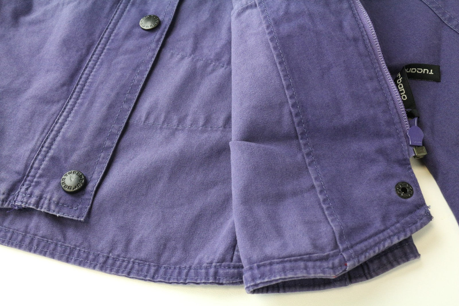 TUCANO URBANO Shorty Women's Jacket IT42 Purple Breathable Cotton Moto Jacket