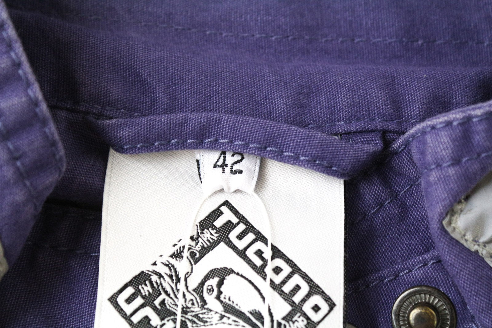 TUCANO URBANO Shorty Women's Jacket IT42 Purple Breathable Cotton Moto Jacket