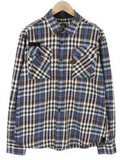 G-STAR Aero Phantom Chech L/S Men Shirt 2XL Casual Plaid Button-Up Spread Neck
