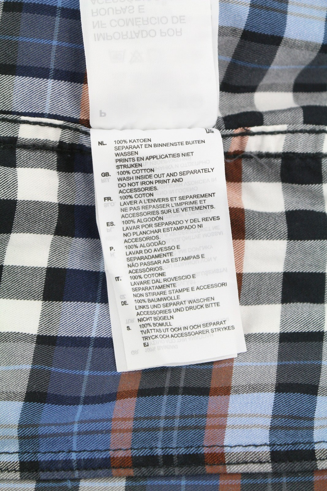 G-STAR Aero Phantom Chech L/S Men Shirt 2XL Casual Plaid Button-Up Spread Neck