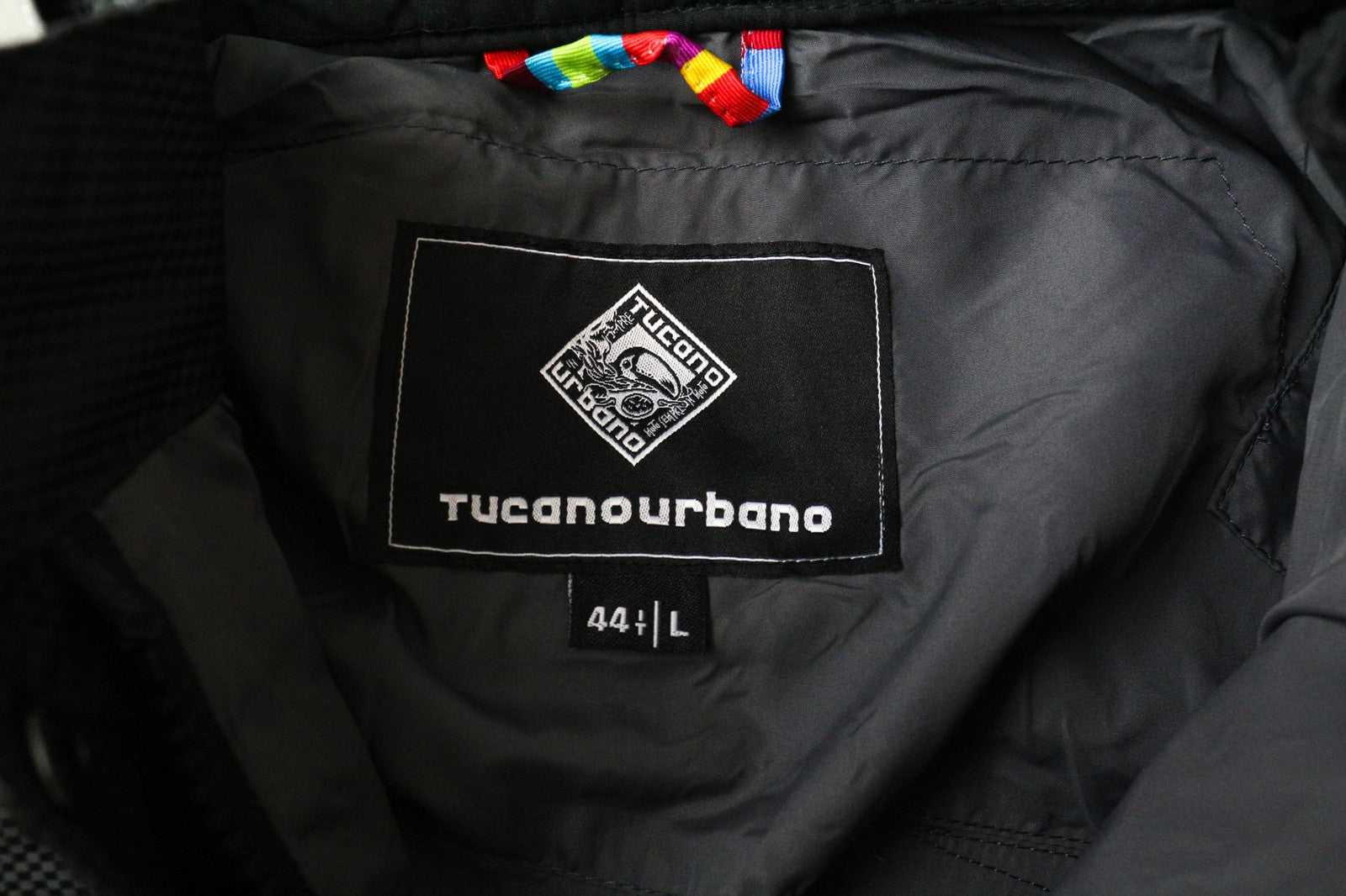 TUCANO URBANO Tina Women's Jacket IT44 Black Windbreaker Lined Moto Armour