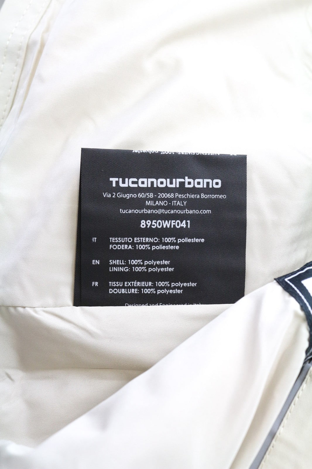 TUCANO URBANO Beatrix Women's Jacket IT42 Beige Waterproof Moto Belted Coat