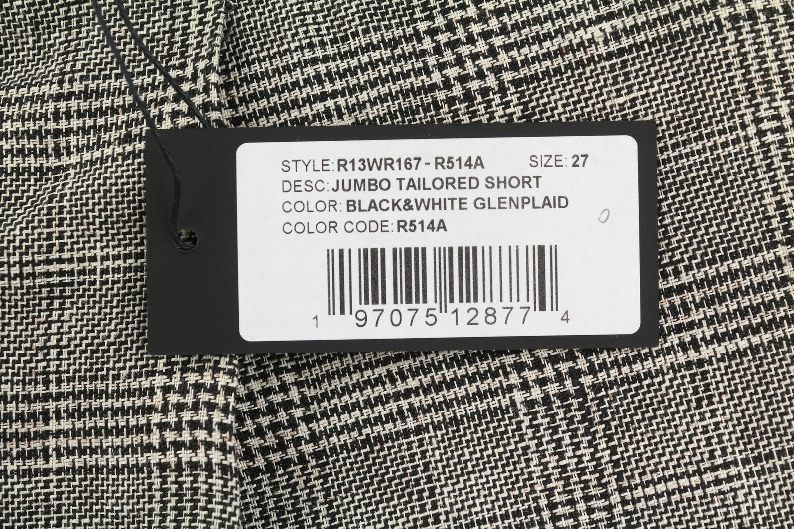 R13 Jumbo Tailored Women Shorts 27 Brown Linen Bermuda Drop Crotch SS25 RRP799