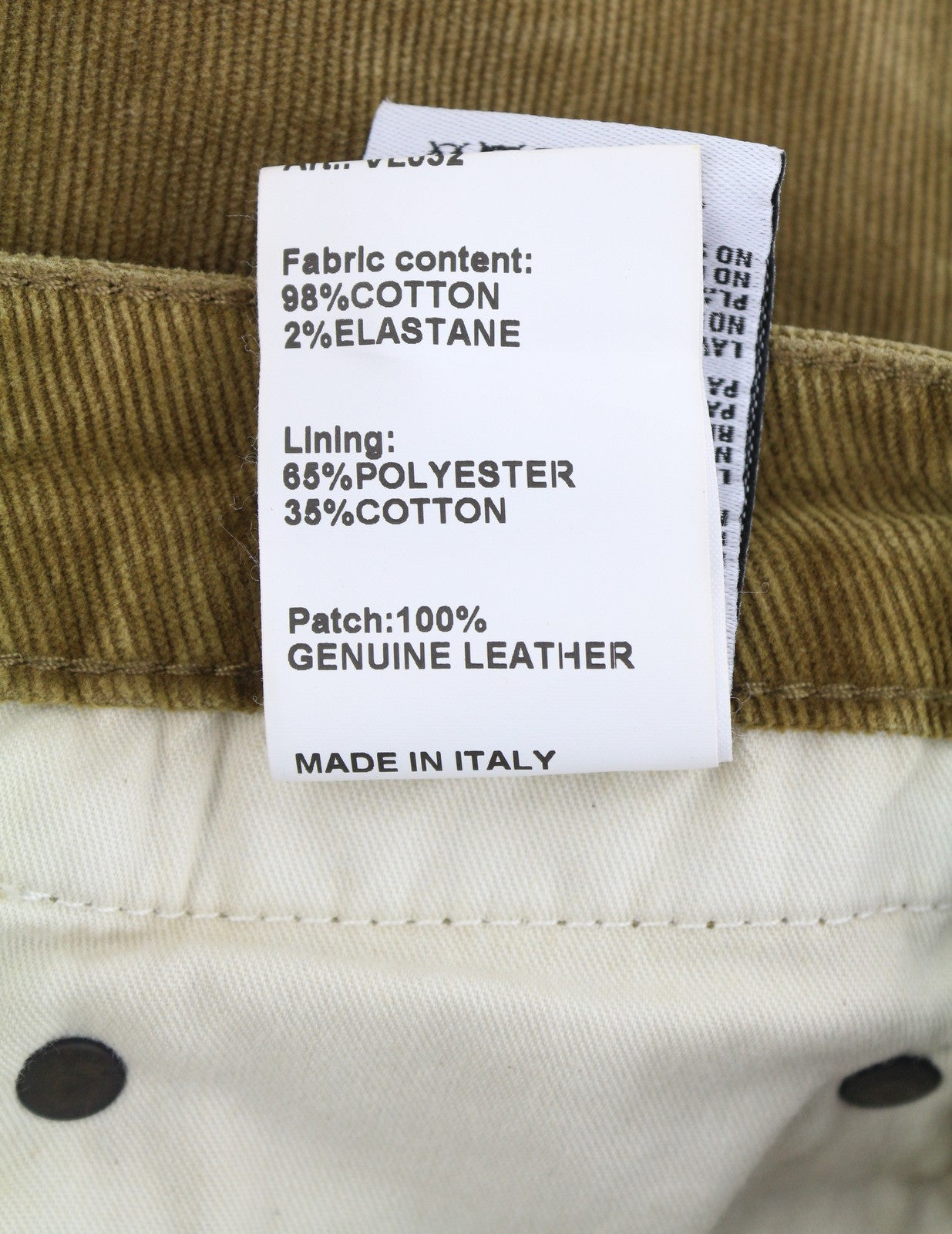 R13 Boy Straight Women Trousers 25 Golden Brown Stretch Cord Cropped Zip FW25