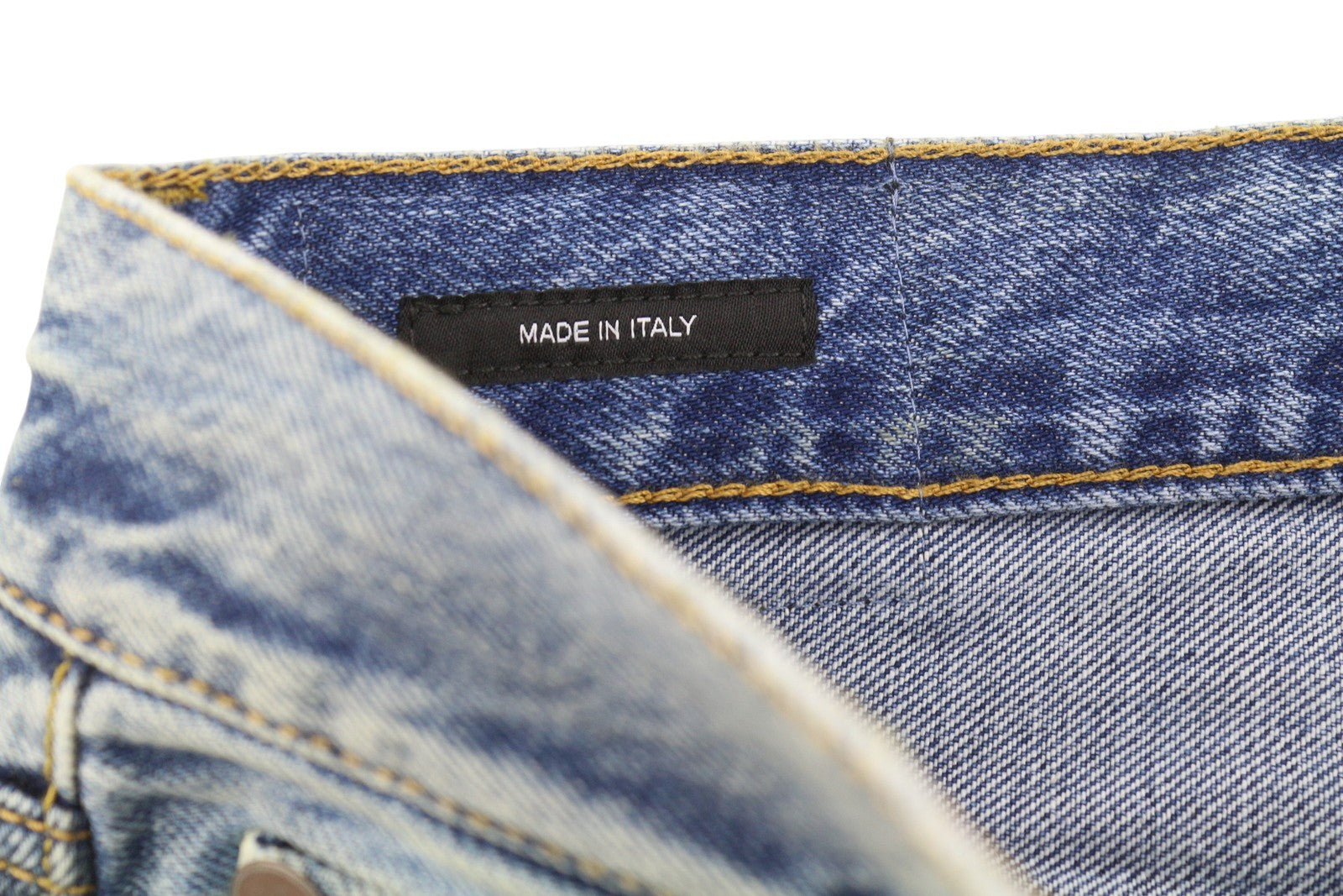 R13 Boyfriend Women Jeans 27 Jasper Cropped Zip Fly Whiskers Faded Blue FW25