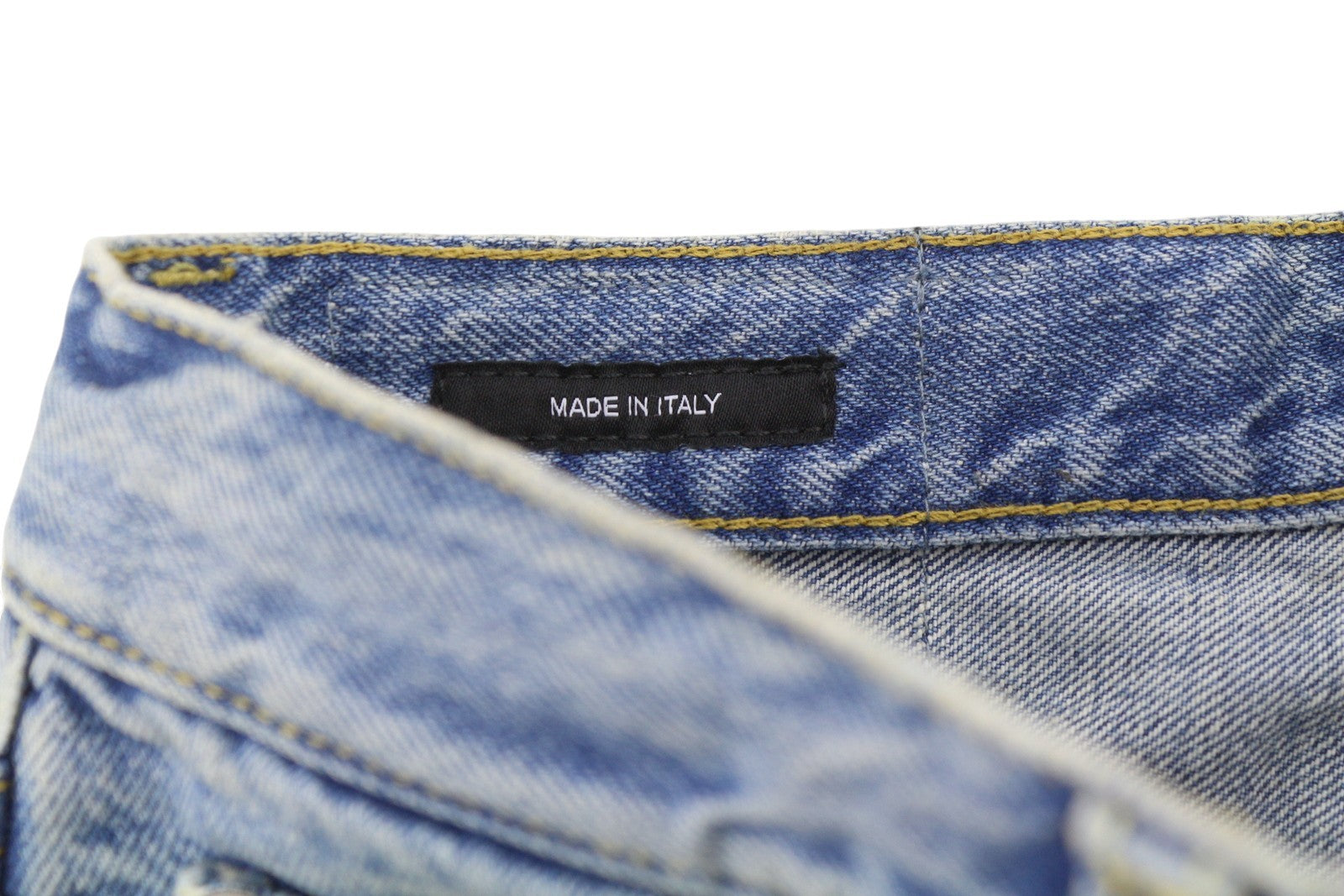 R13 Charlotte Women Jeans 25 Merrin Blue Faded Flared High Rise PF25 RRP795