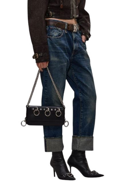 R13 Cuffed X-BF Women Jeans 30 Adelaide Selvedge Blue Limited Edition RRP950