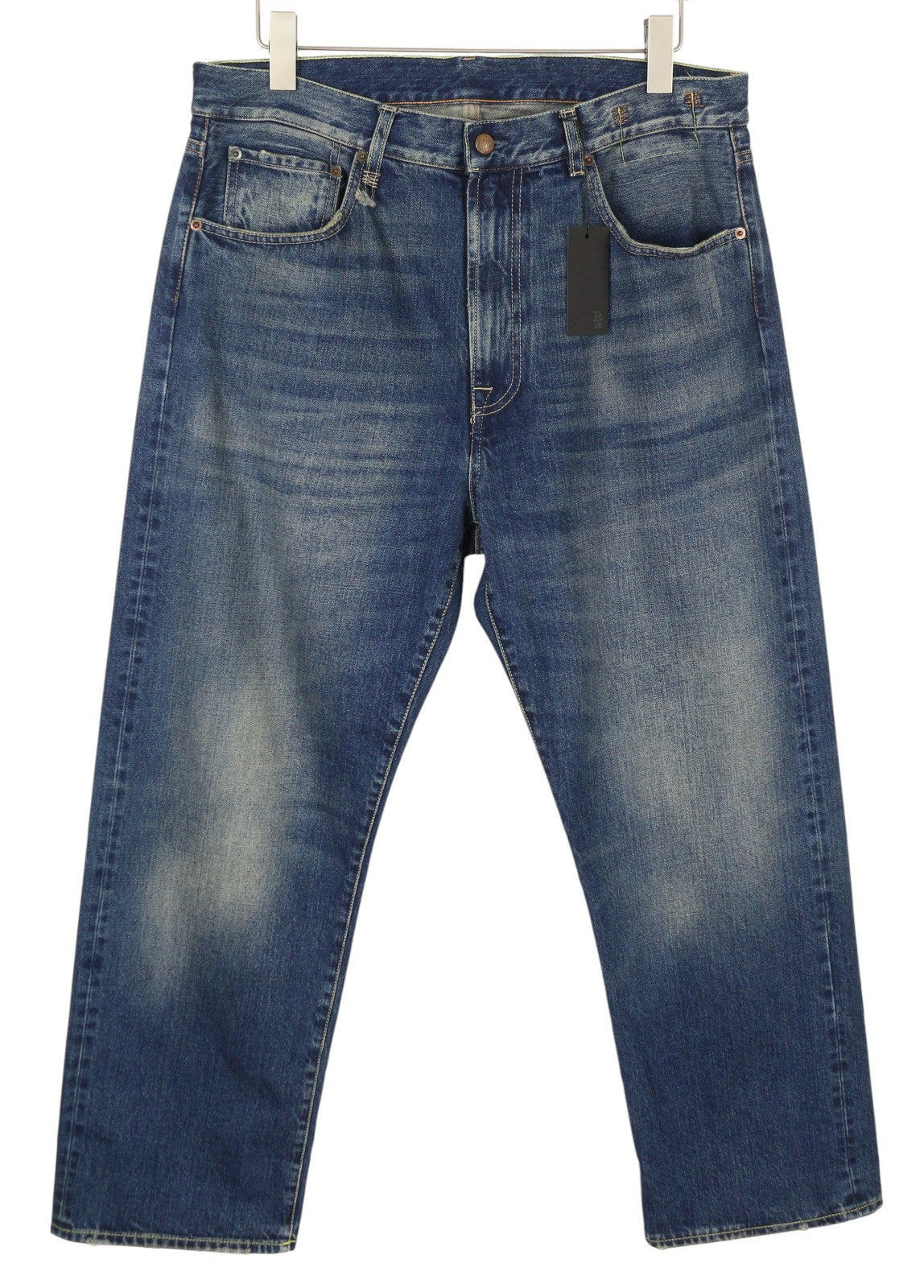 R13 Cuffed X-BF Women Jeans 30 Adelaide Selvedge Blue Limited Edition RRP950