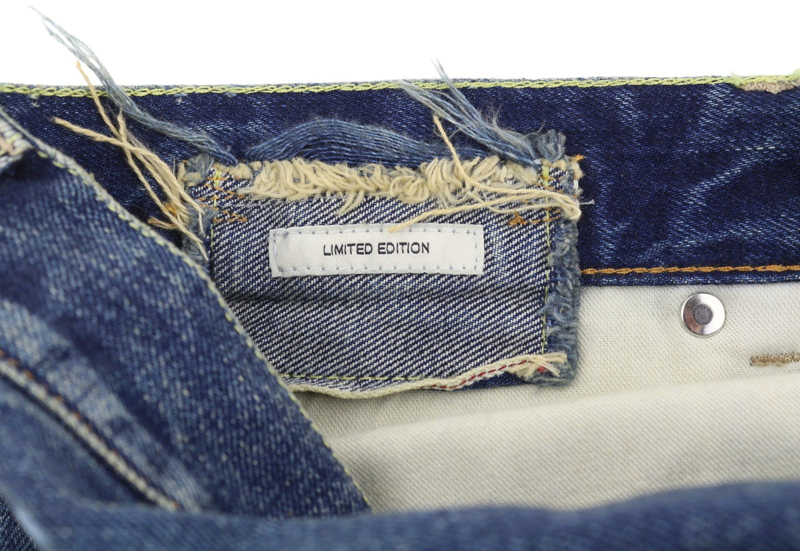 R13 Cuffed X-BF Women Jeans 27 Adelaide Selvedge Blue Limited Edition RRP950