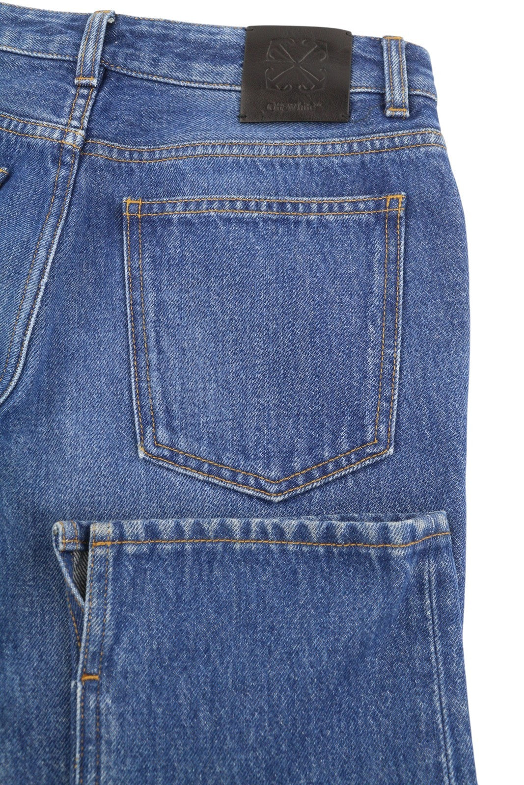 OFF-WHITE c/o VIRGIL ABLOH Denim Britney Women Jeans W26 Faded Slim S25 RRP499