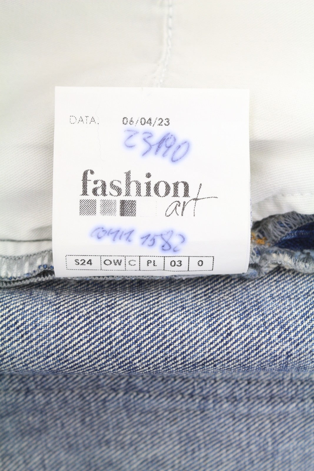 OFF-WHITE c/o VIRGIL ABLOH Slim Flared 5PKT Women Jeans W26 Blue Faded Bootcut