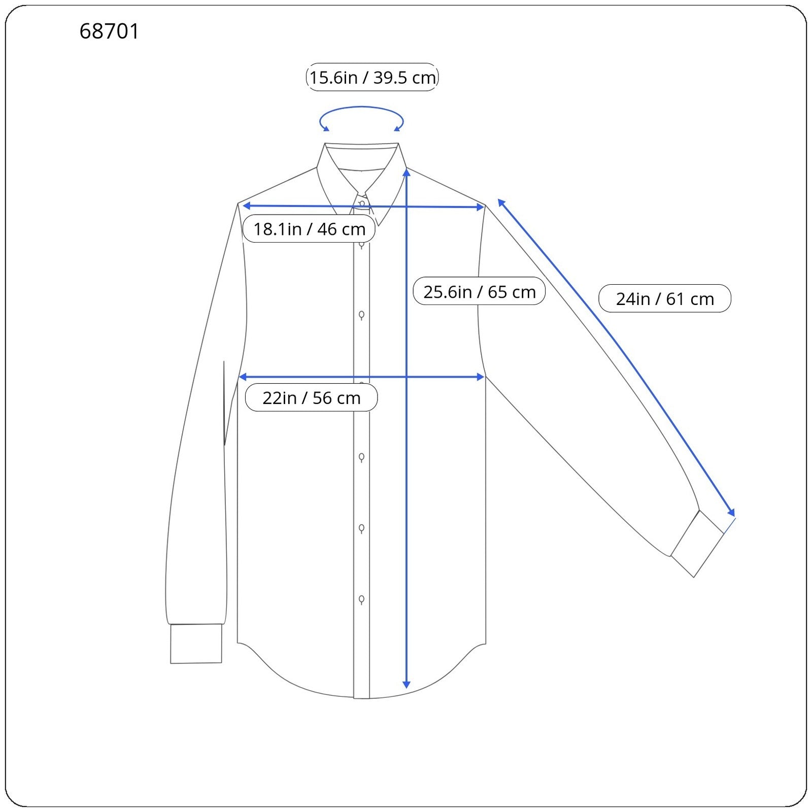 SUITSUPPLY Men's Formal Shirt ~M Melange Blue Egyptian Cotton Slim Jersey Polo