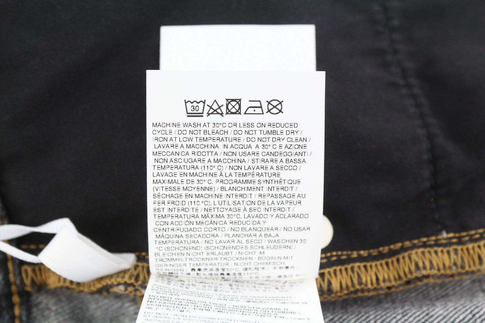 OFF-WHITE c/o VIRGIL ABLOH Meteor Denim Bleach Women Jeans W27 Grey F25 RRP765