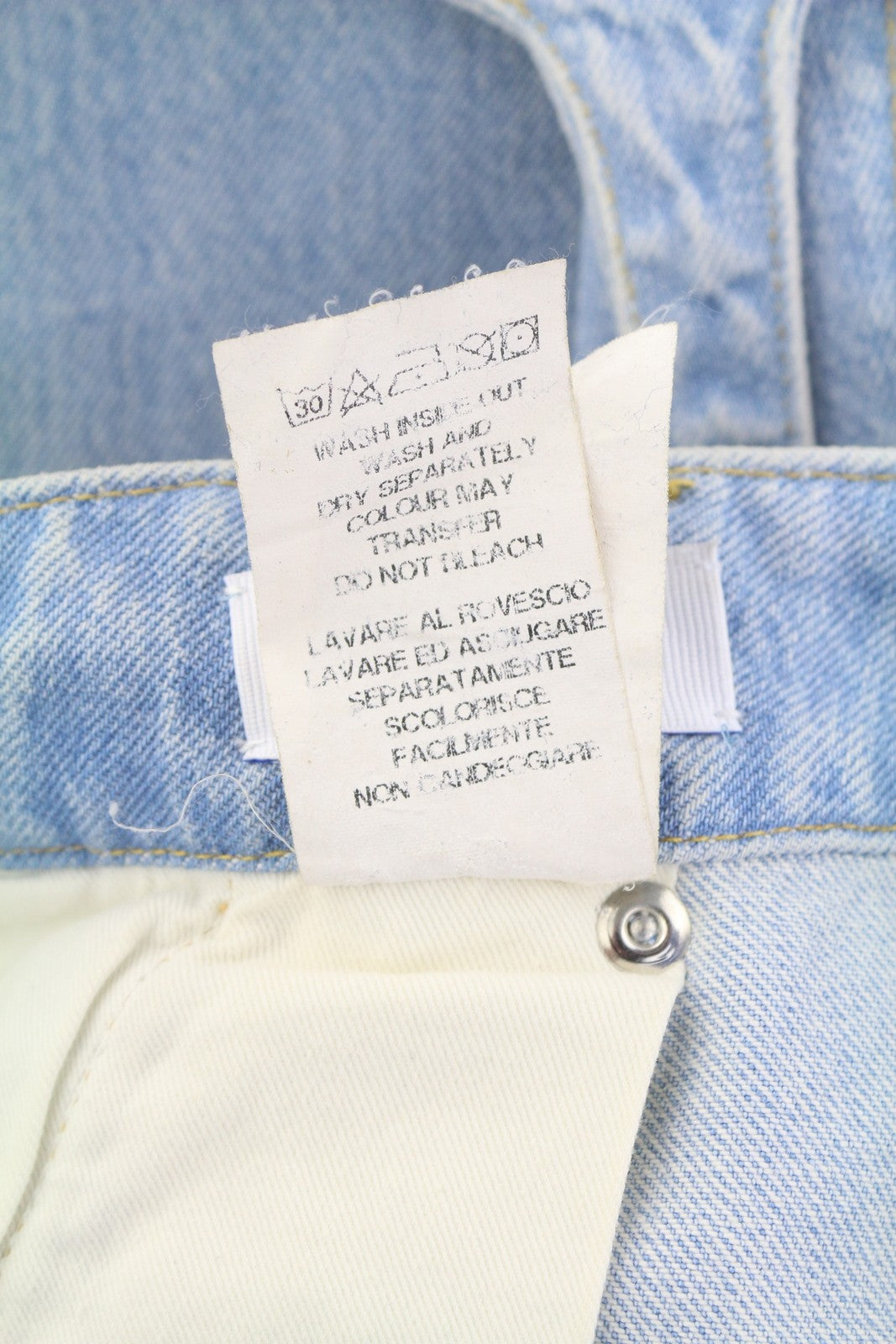 OFF-WHITE c/o VIRGIL ABLOH Bleach Cargo Over Pant Women Jeans W26 Baggy RRP2088