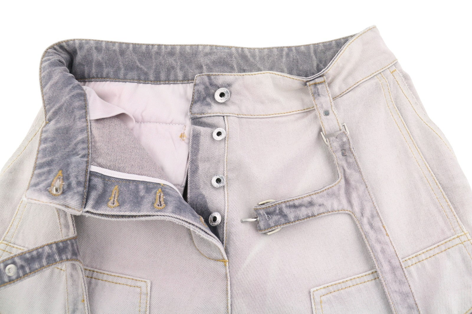 OFF-WHITE c/o VIRGIL ABLOH Laundry Cargo Over Pants Women Jeans W26 RRP2088