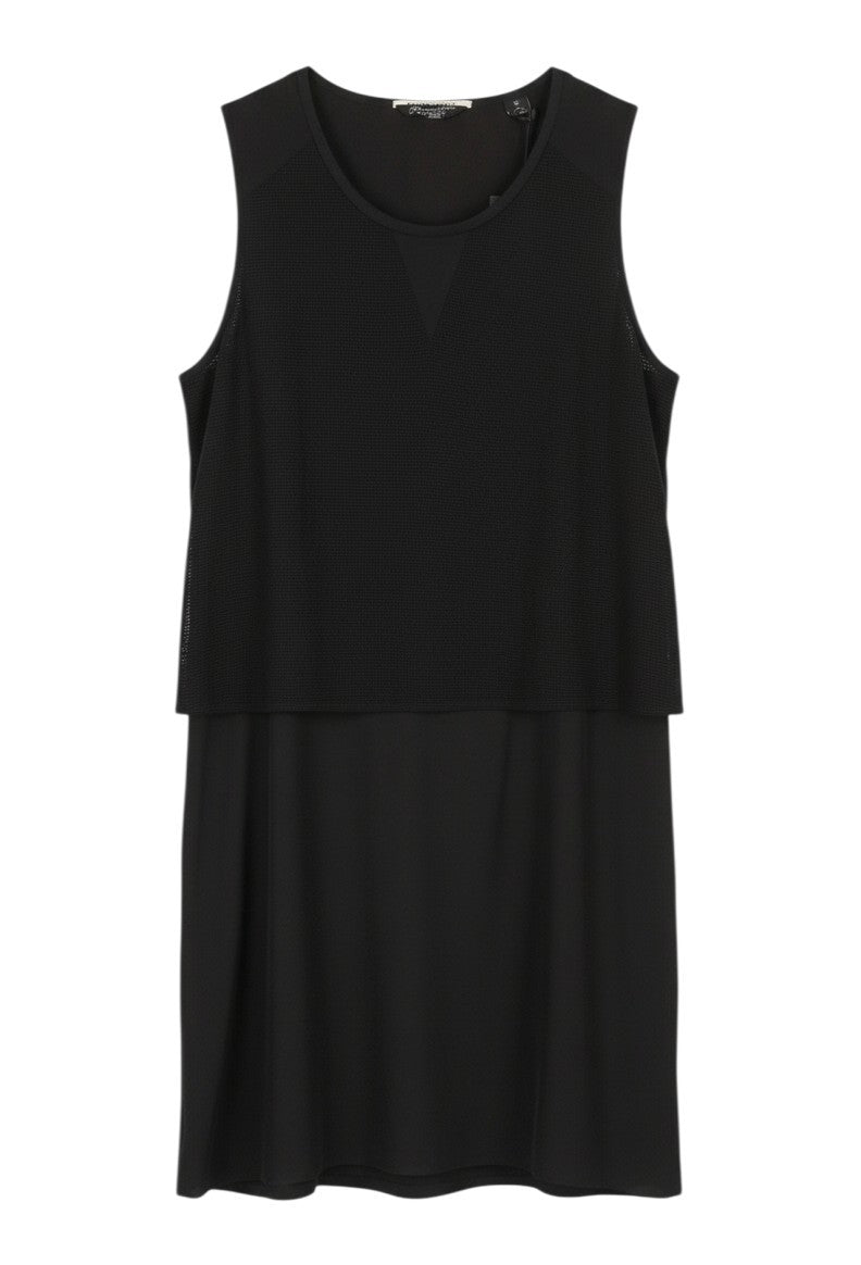Schwarzes Kleid aus Polyester