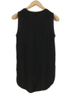 Black Viscose T-Shirt