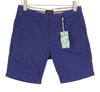 Blue Cotton Shorts