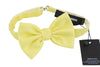 Yellow Silk Bow Tie