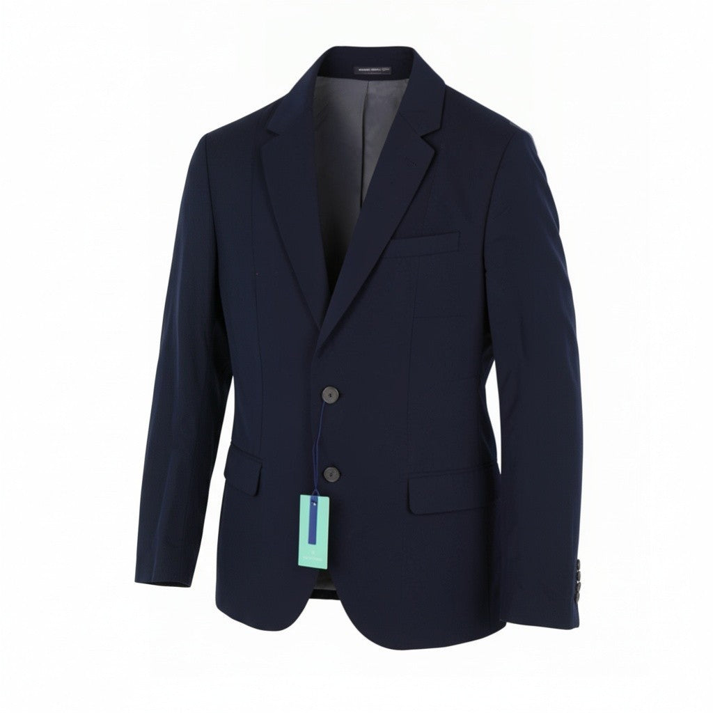 Blauer Polyesterblazer