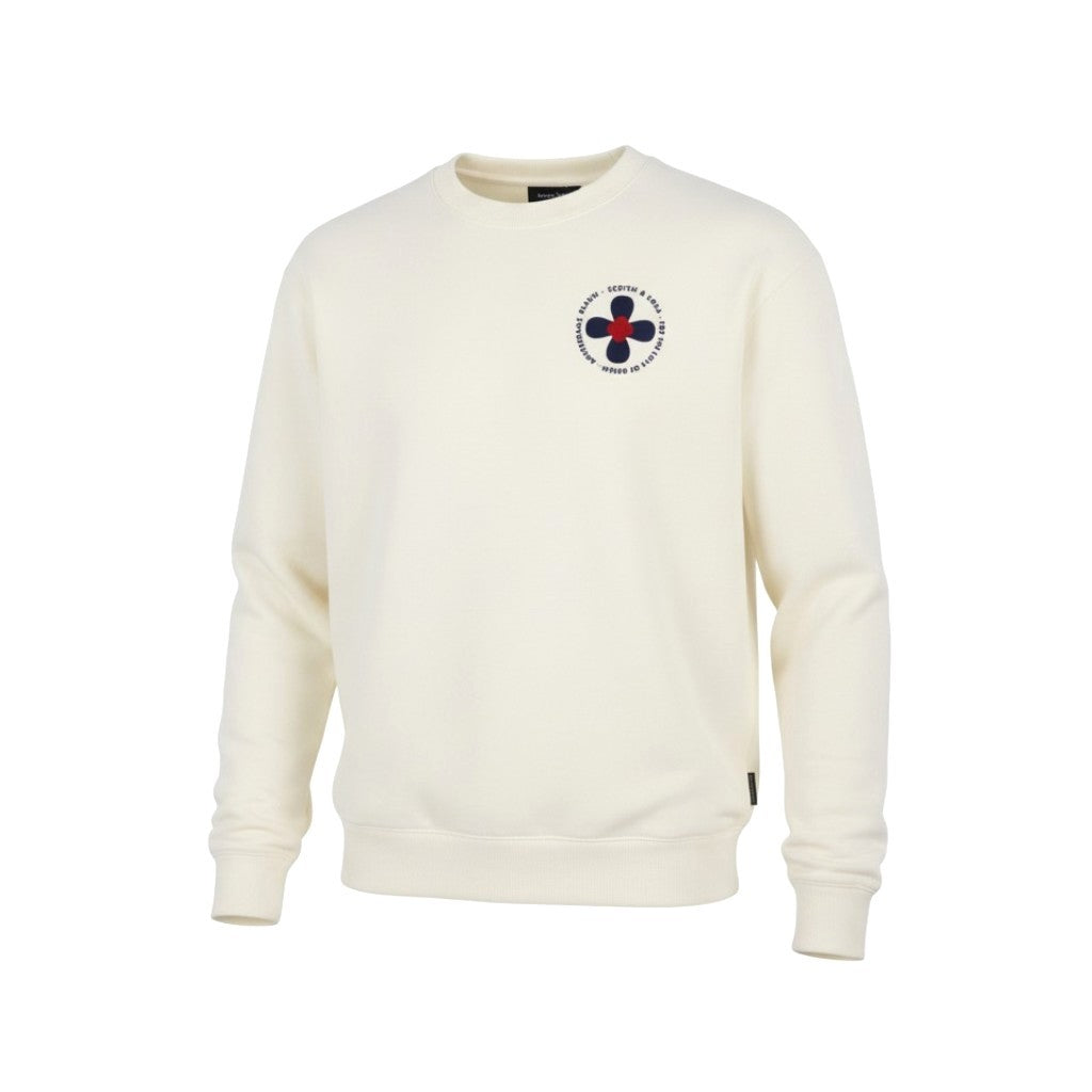 White Cotton Sweatshirt