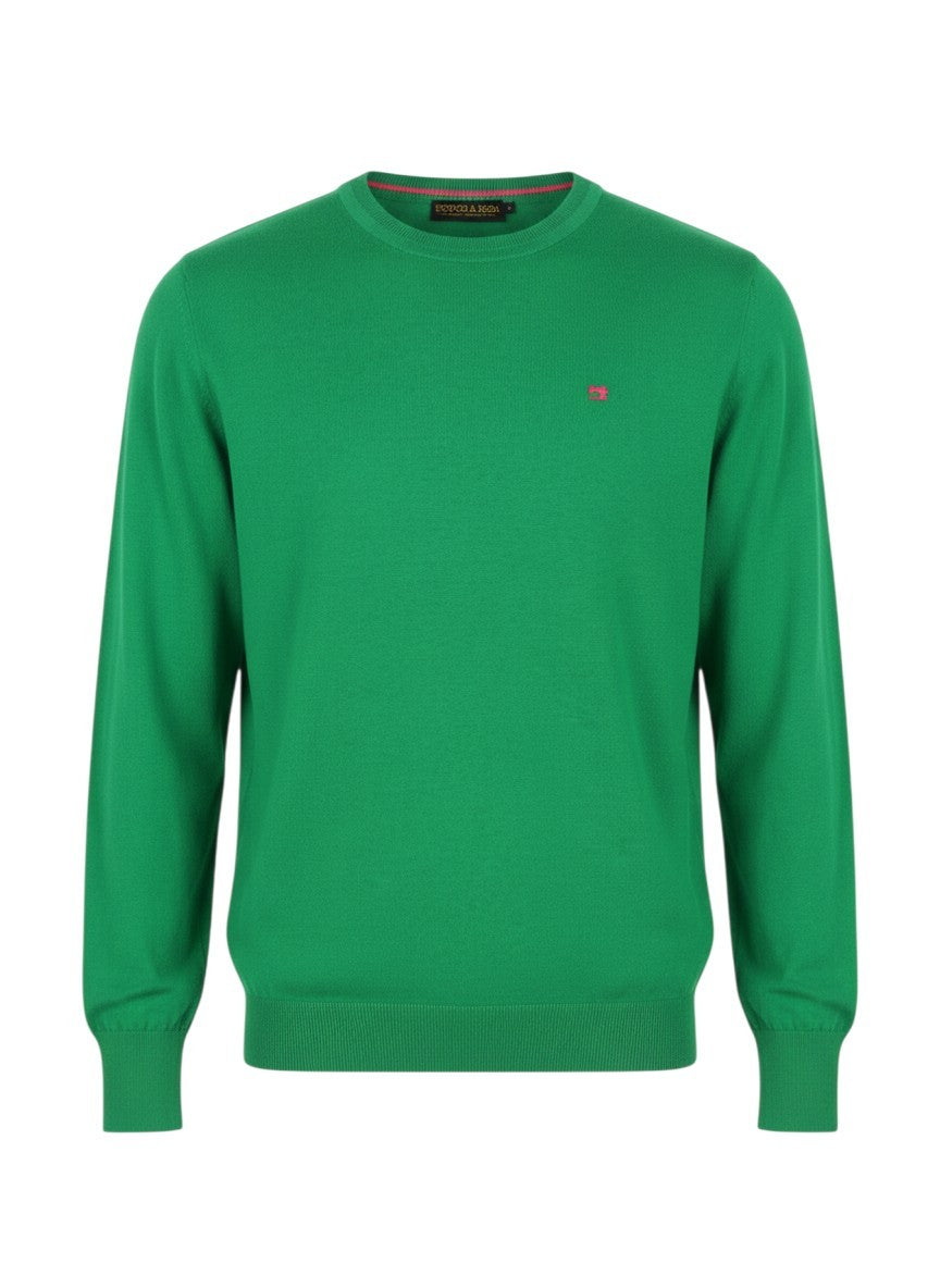 Green Cotton Jumper