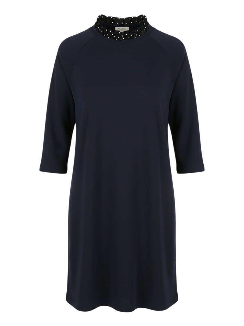 Blaues Baumwollkleid