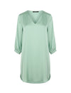 Green Polyester Dress