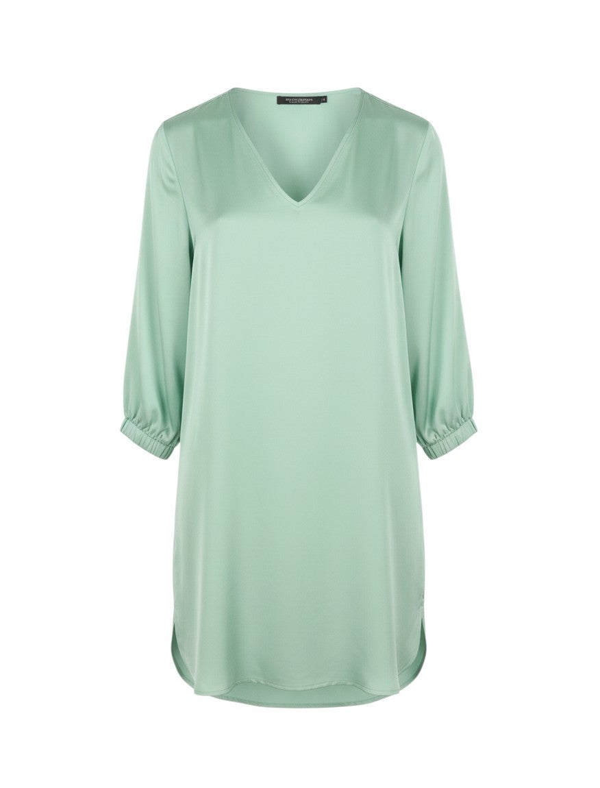 Grünes Polyest Kleid