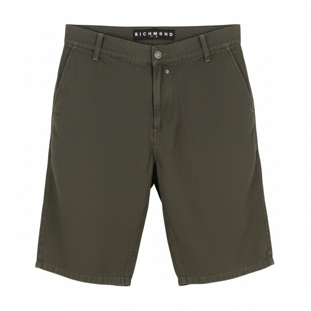 Grüne Baumwollshorts