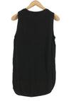 Black Viscose T-Shirt