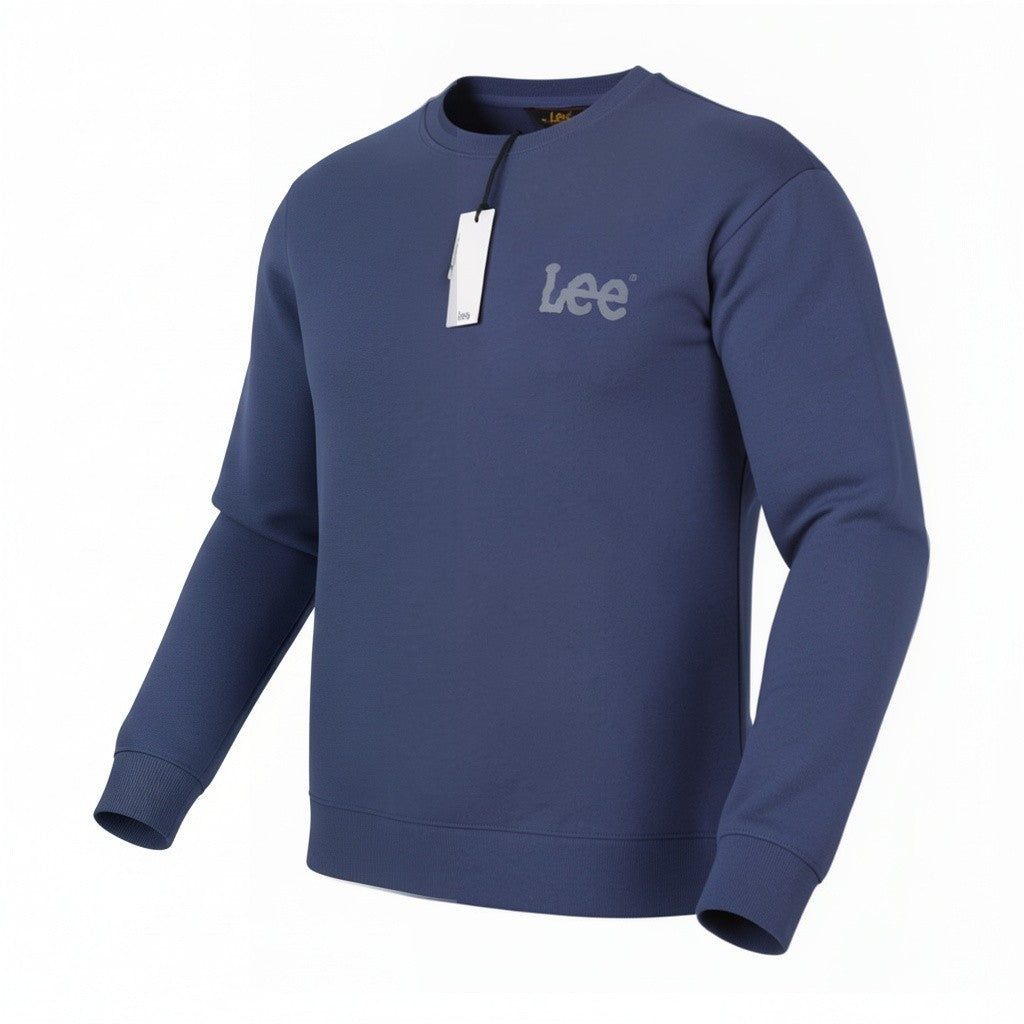 Blue Cotton Sweatshirt