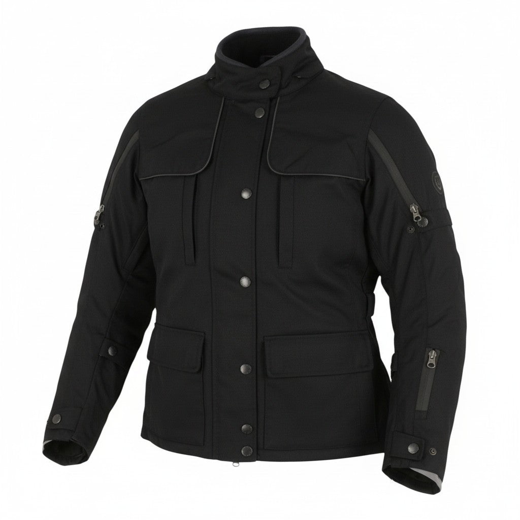 Schwarze Polyamidjacke