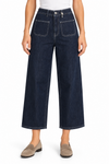 Jeans Flare Patch Pocket