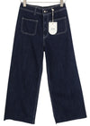 Jeans Flare Patch Pocket