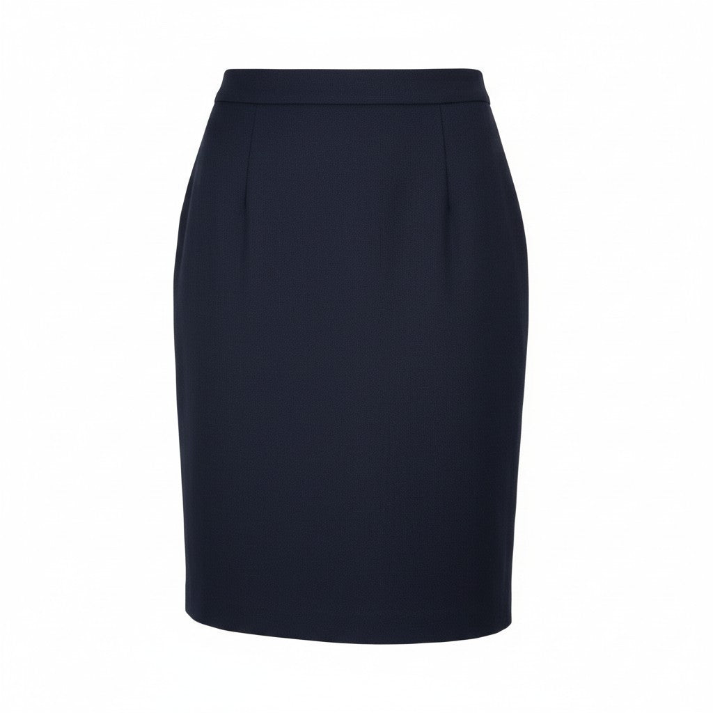 Blauer Wollrock