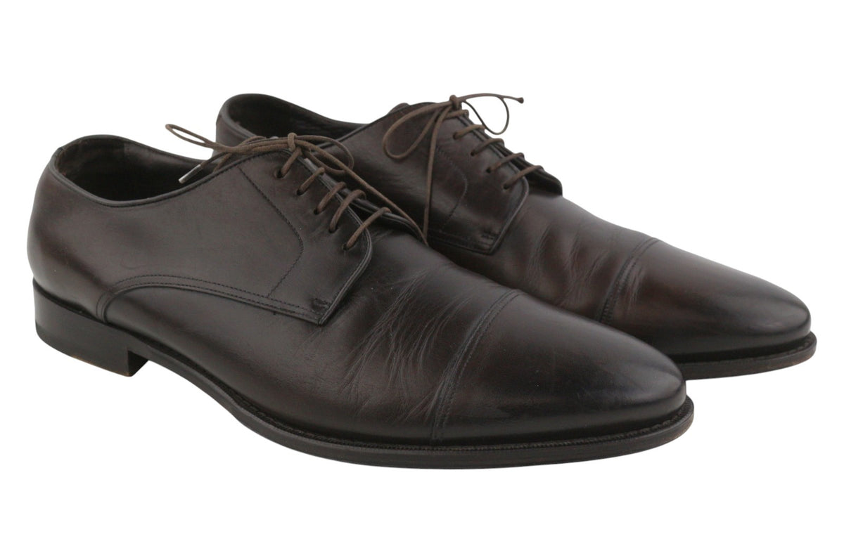 Formelle braune Lederschuhe