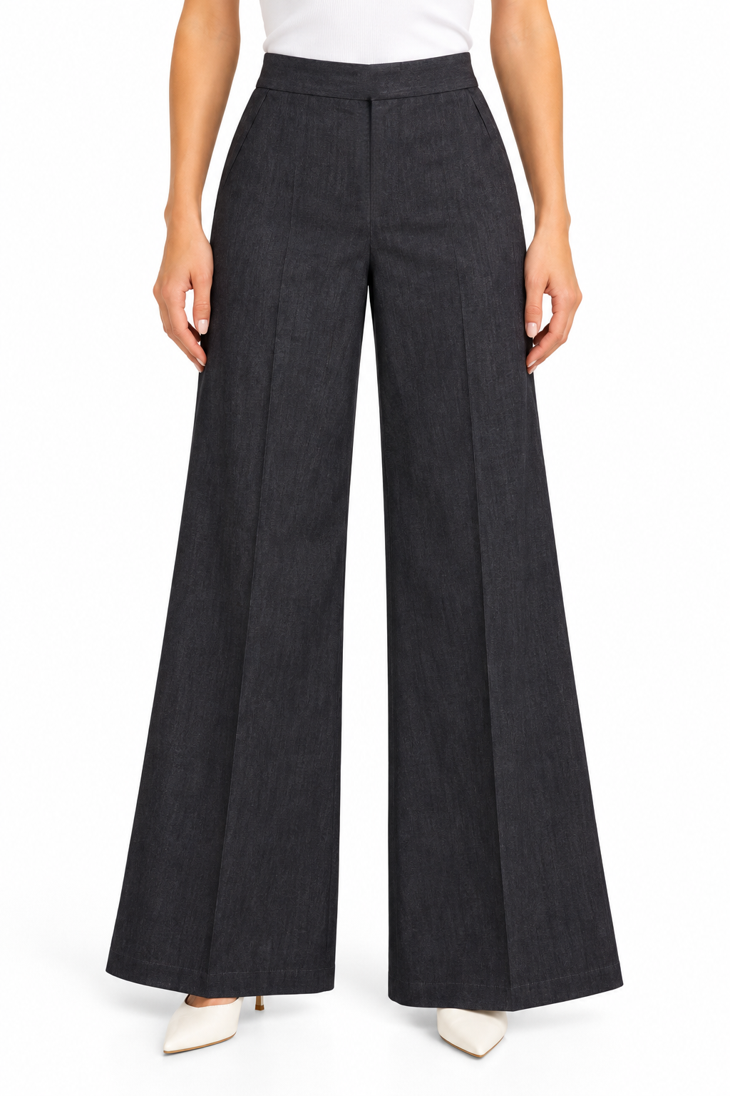 Blue Cotton Trousers